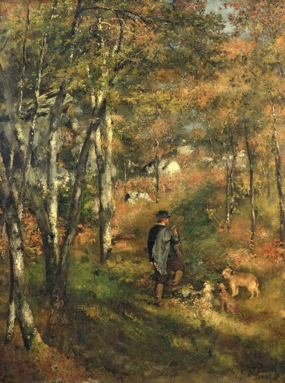 Jules Le Coeur i skoven Fontainebleau af Pierre Auguste Renoir