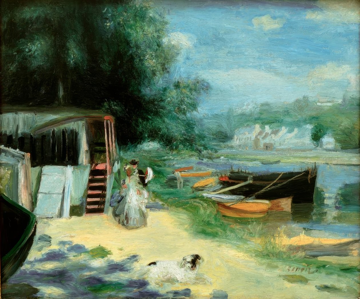 La Grenouillère af Pierre Auguste Renoir