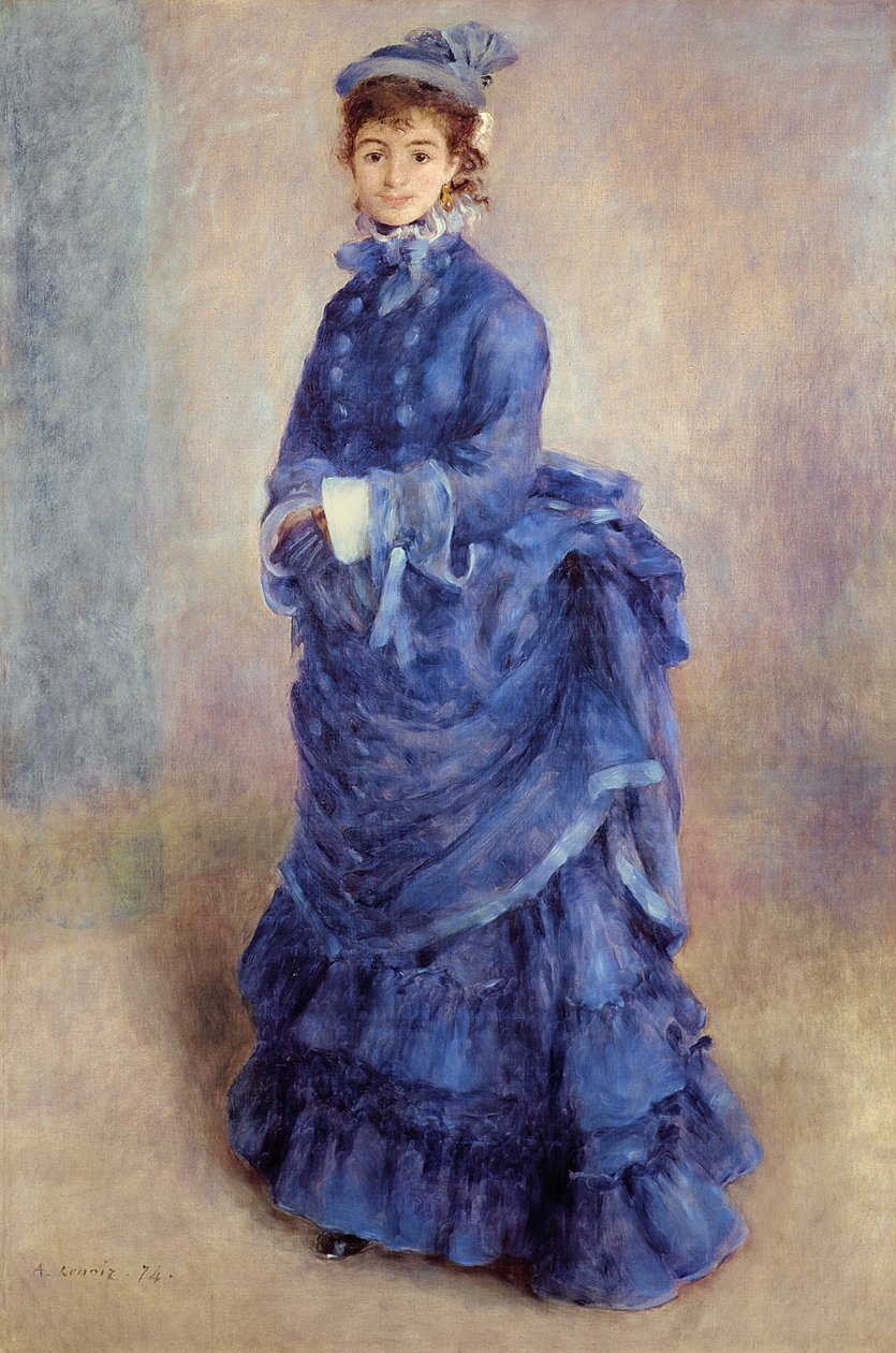 La Parisienne, Den blå dame af Pierre Auguste Renoir