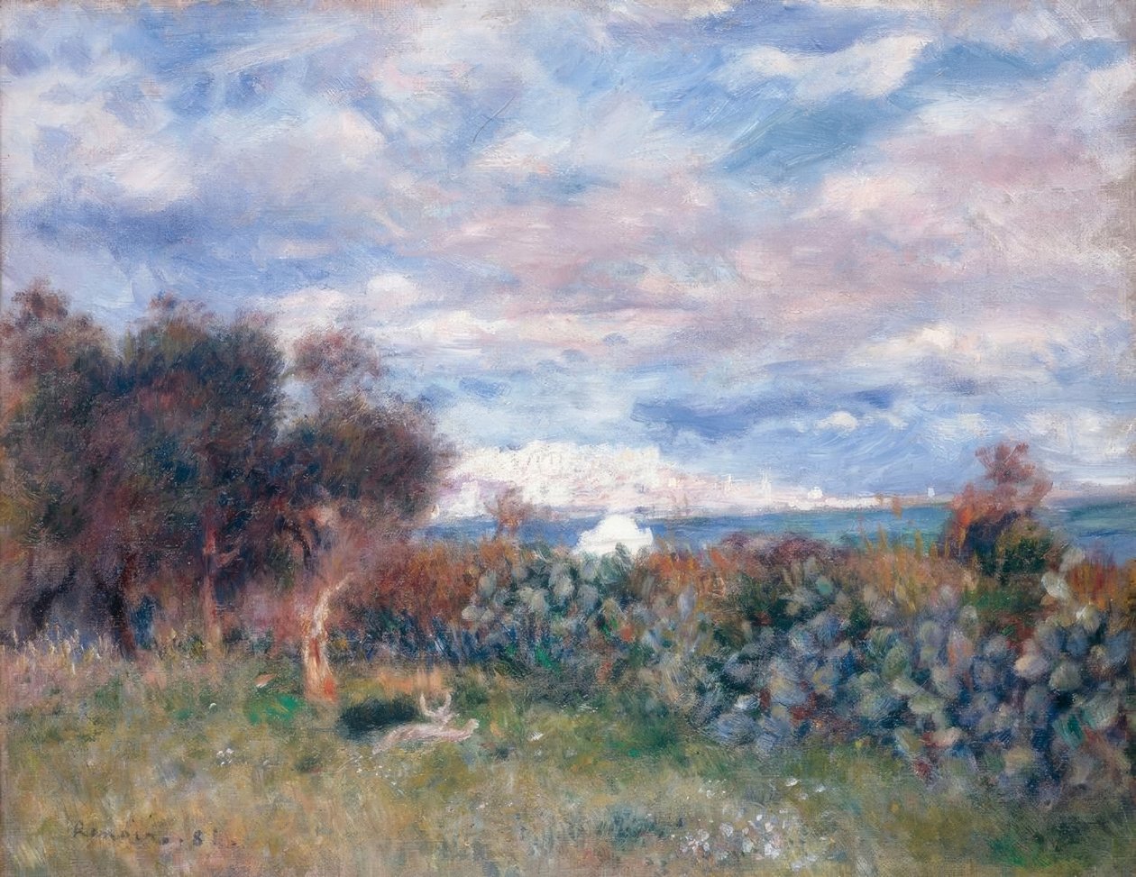 Algierbugten af Pierre Auguste Renoir