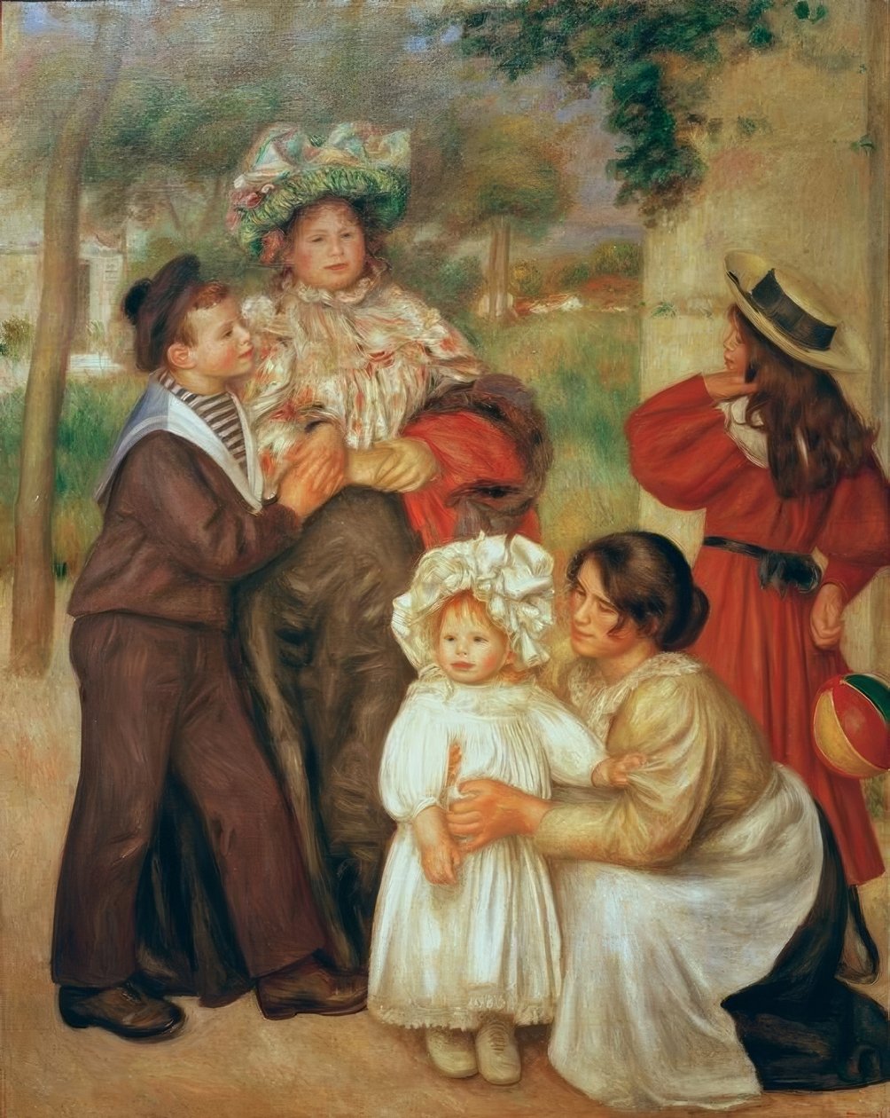 Kunstnerens familie af Pierre Auguste Renoir
