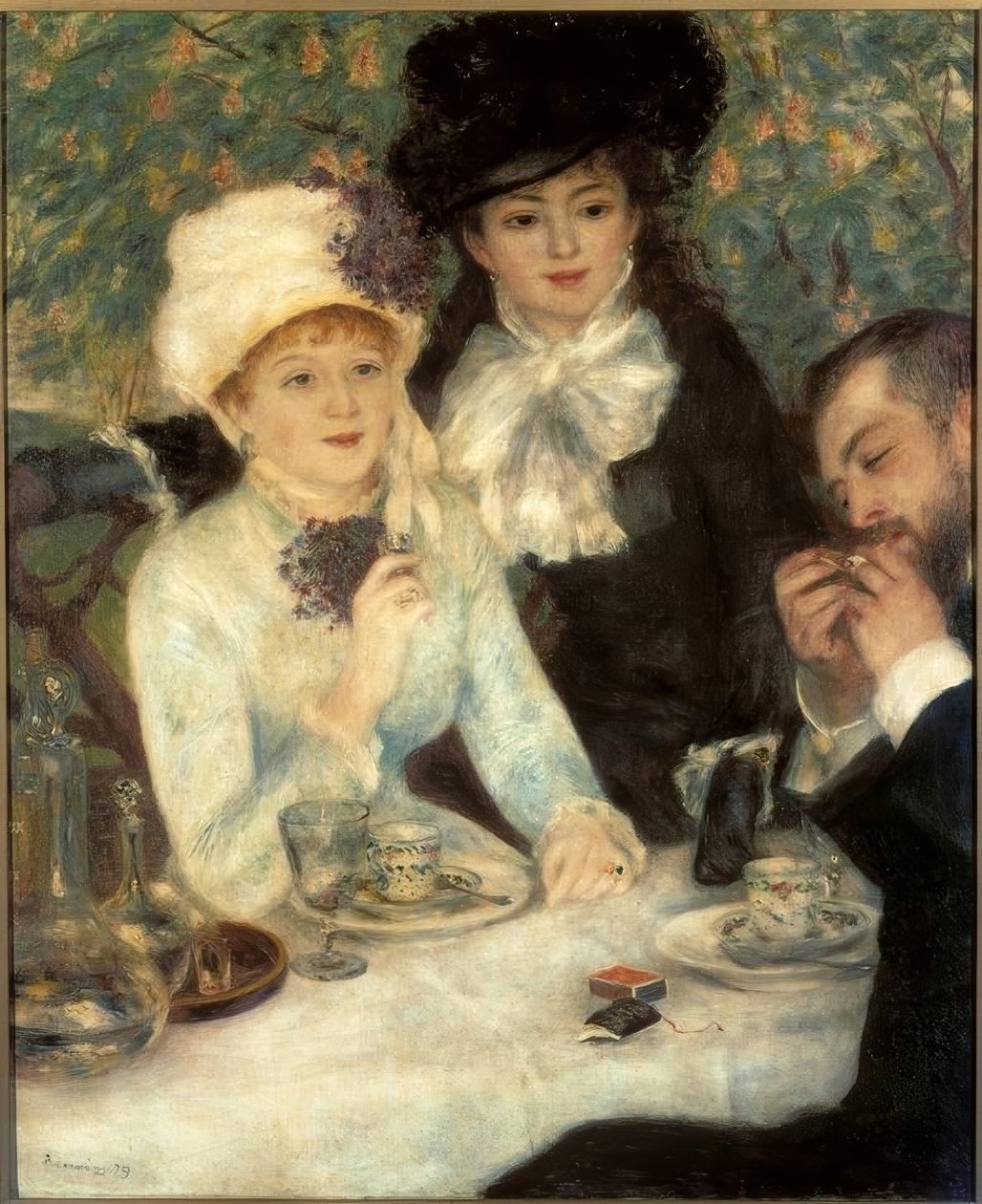 Slutningen af ​​frokosten af Pierre Auguste Renoir