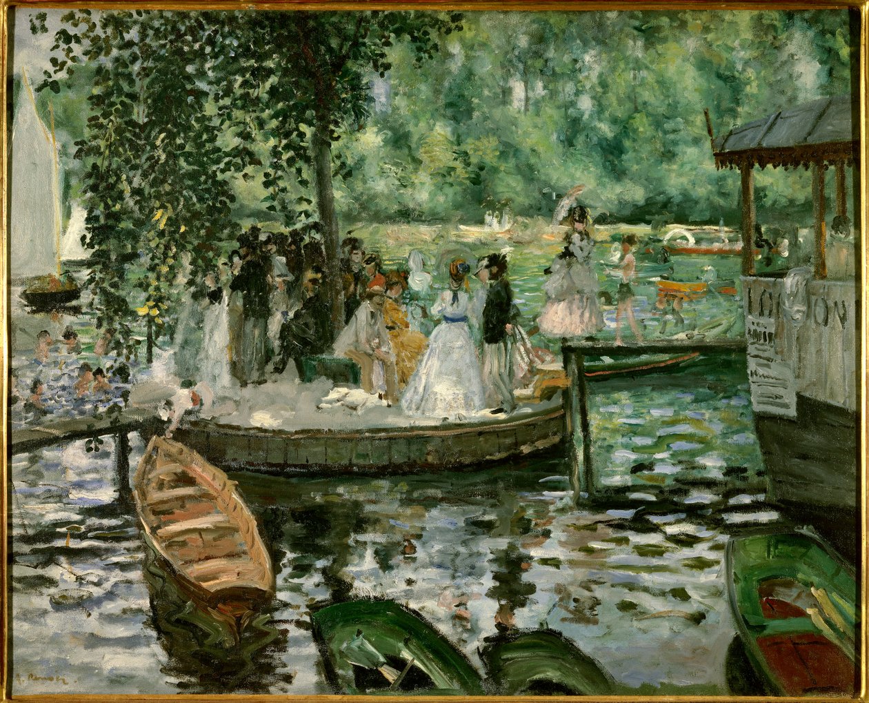 Frøen Maleri af Pierre Auguste Renoir (1841-1919) 1869 Stockholm, Nationalmuseet af Pierre Auguste Renoir