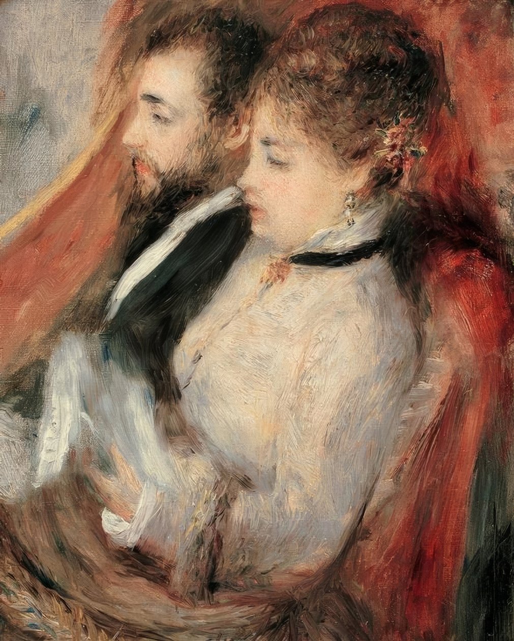 Den lille hytte af Pierre Auguste Renoir
