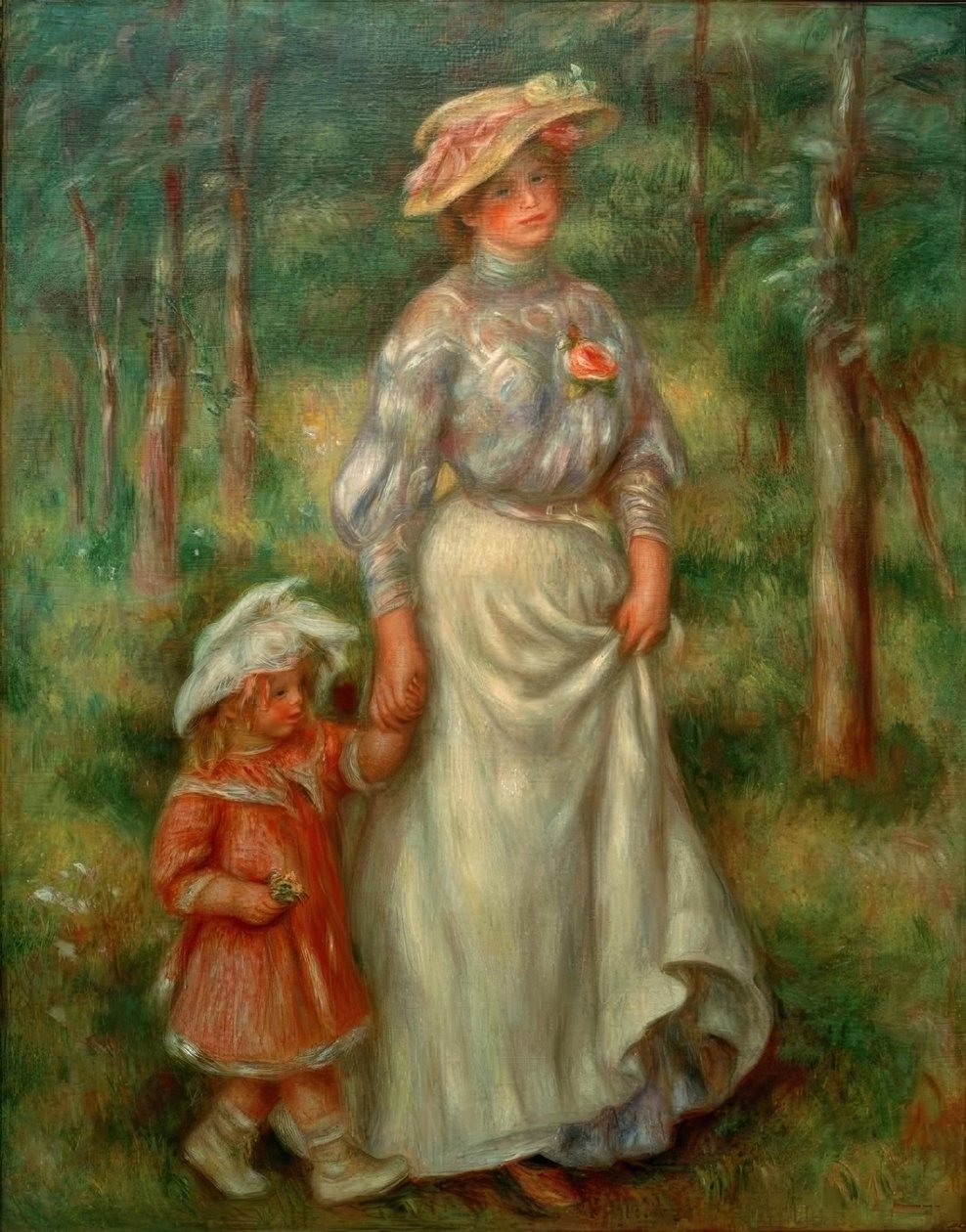 Gåturen af Pierre Auguste Renoir