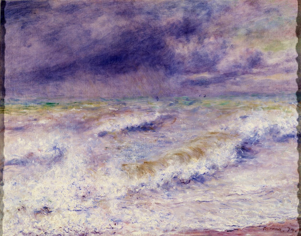 Bølgen, maleri af Pierre Auguste Renoir af Pierre Auguste Renoir