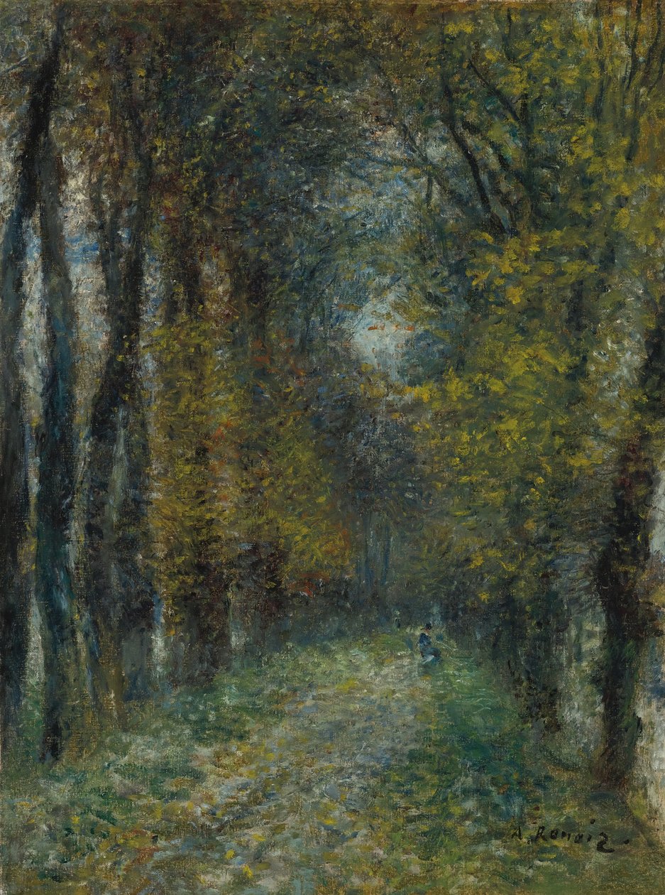 Overdækket gangbro, 1872 af Pierre Auguste Renoir