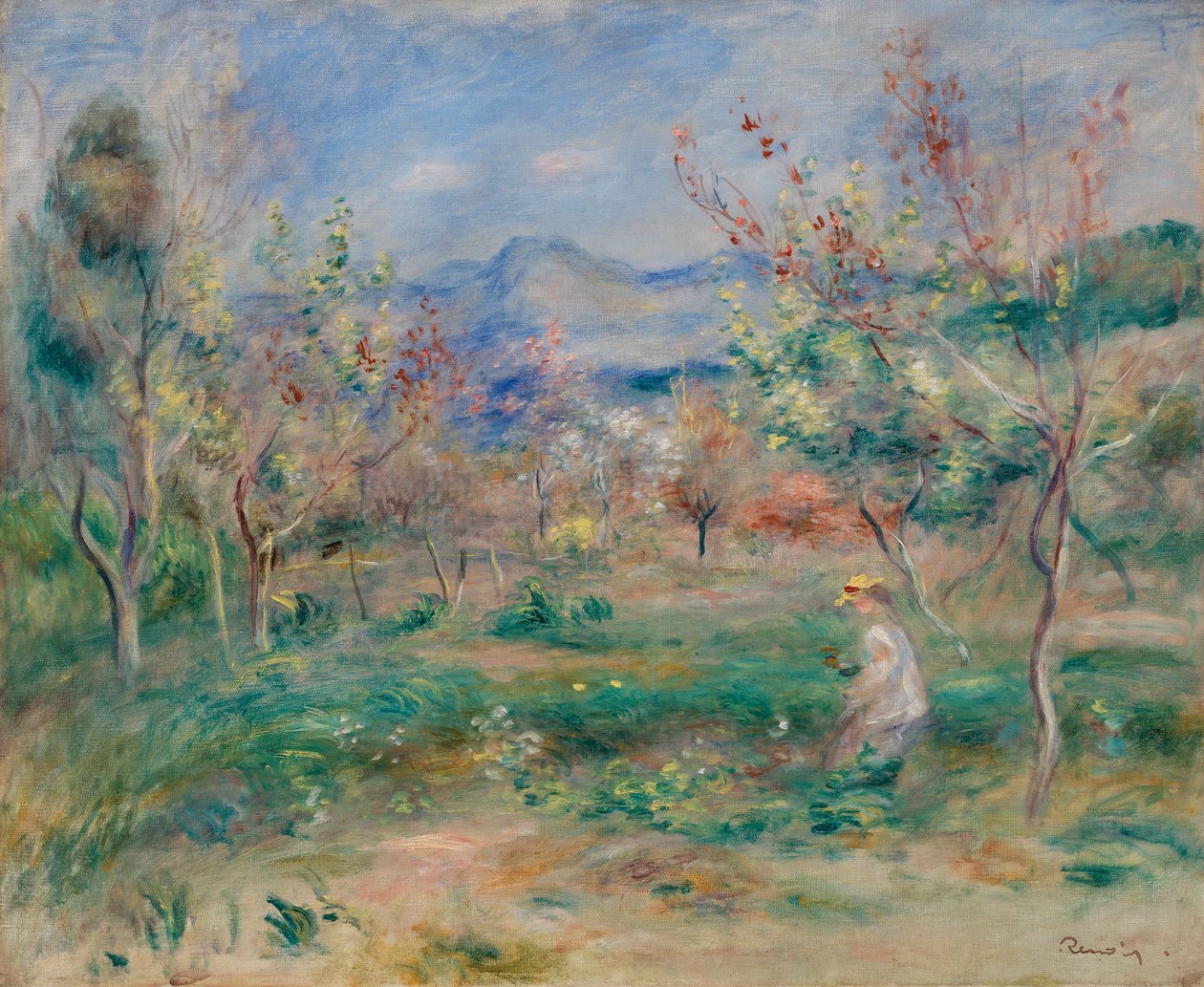 Landskab af Pierre Auguste Renoir