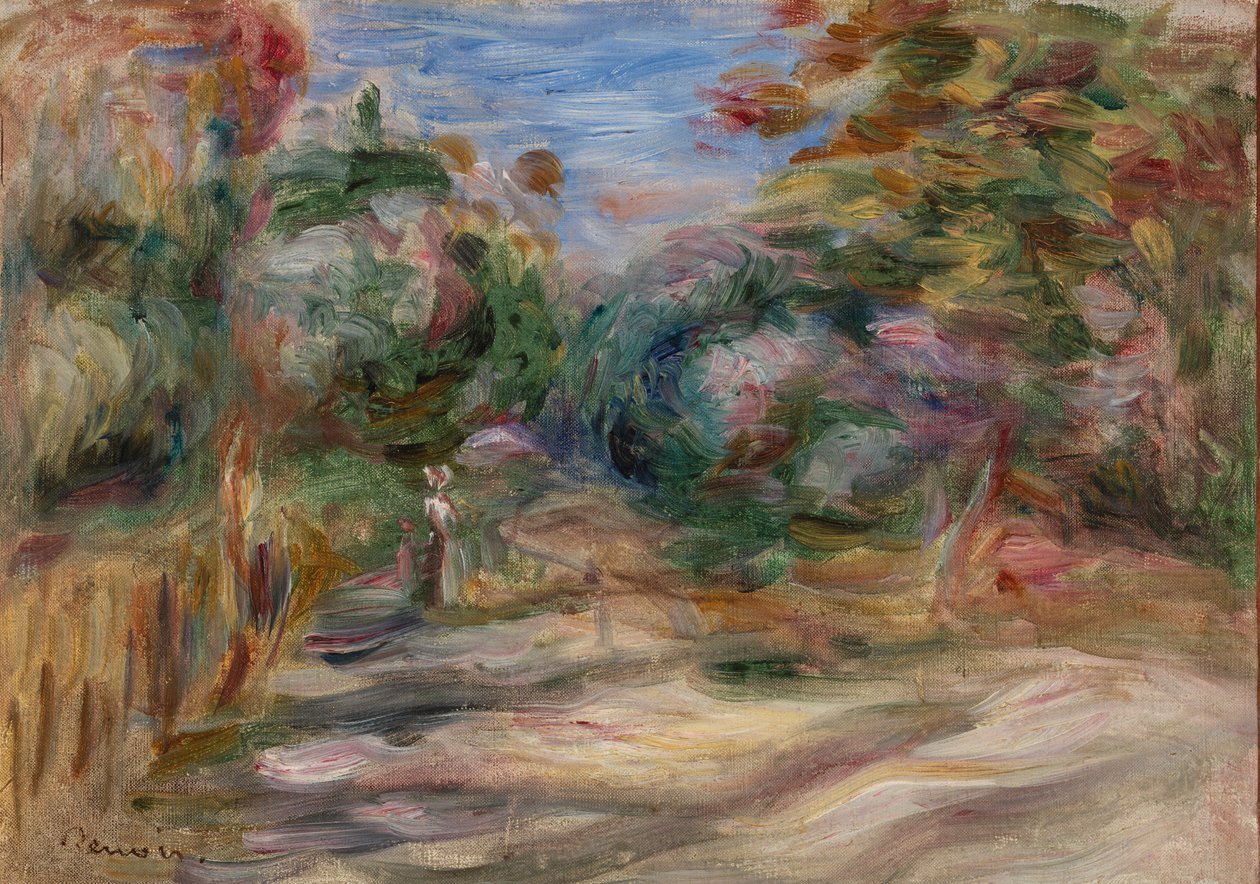 Landskab (landskab) af Pierre Auguste Renoir