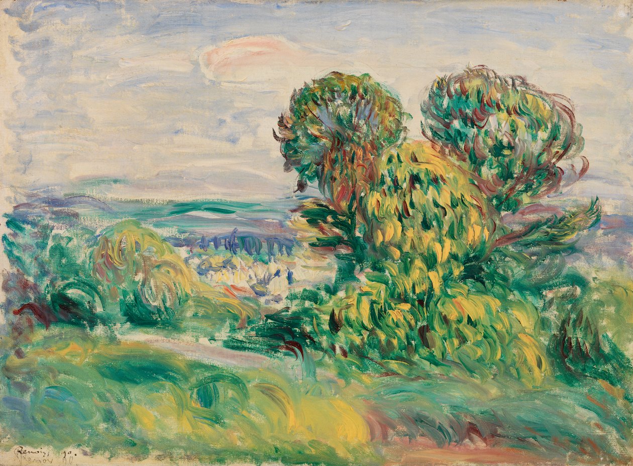 Landskab af Pierre-Auguste Renoir