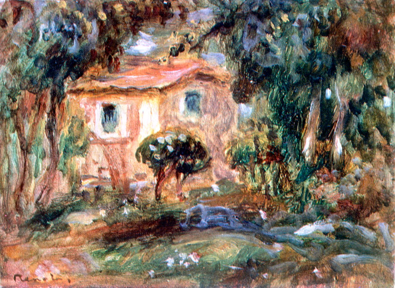 Landskab, le Cannet, 1902 af Pierre Auguste Renoir