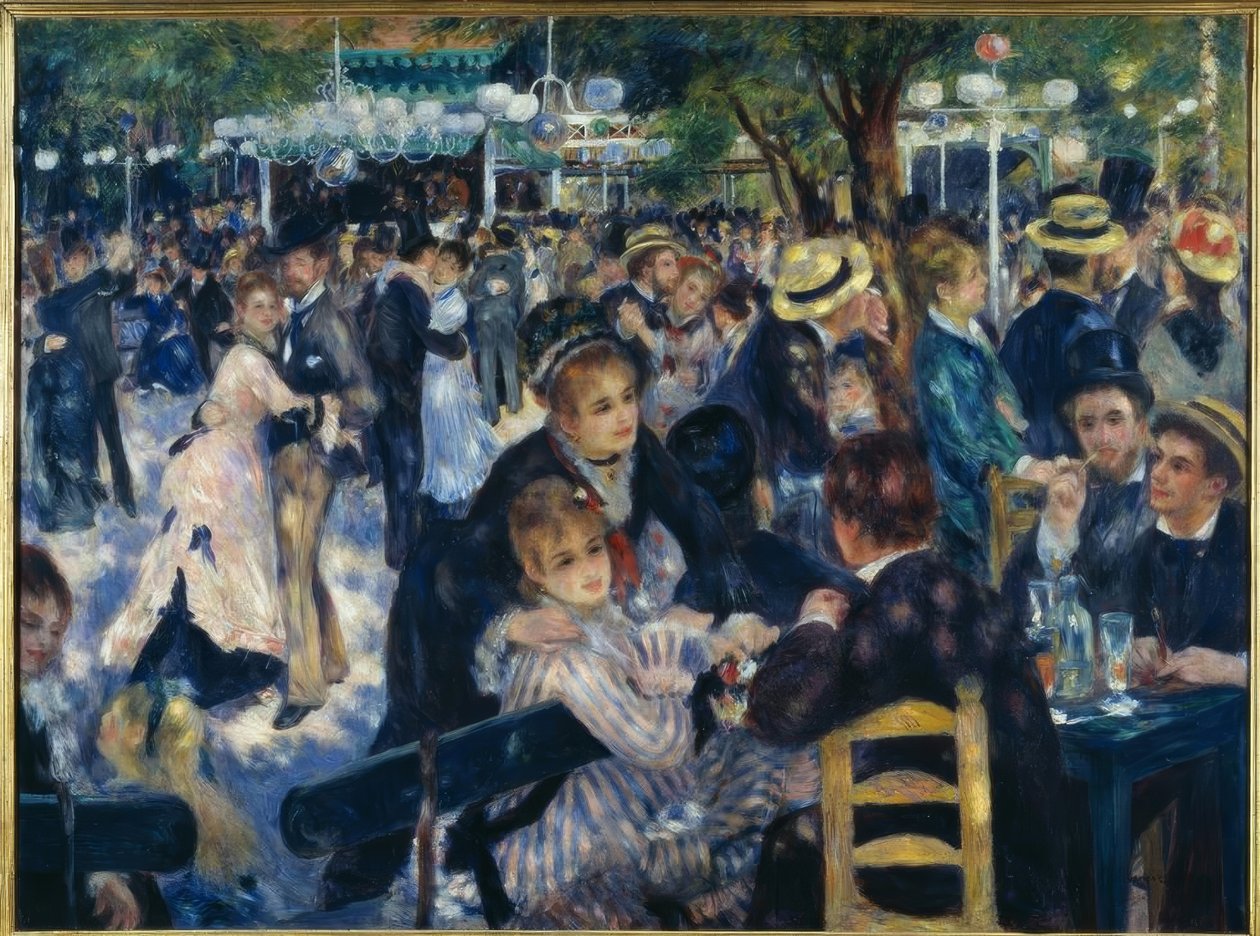 Moulin de la Galette af Pierre Auguste Renoir