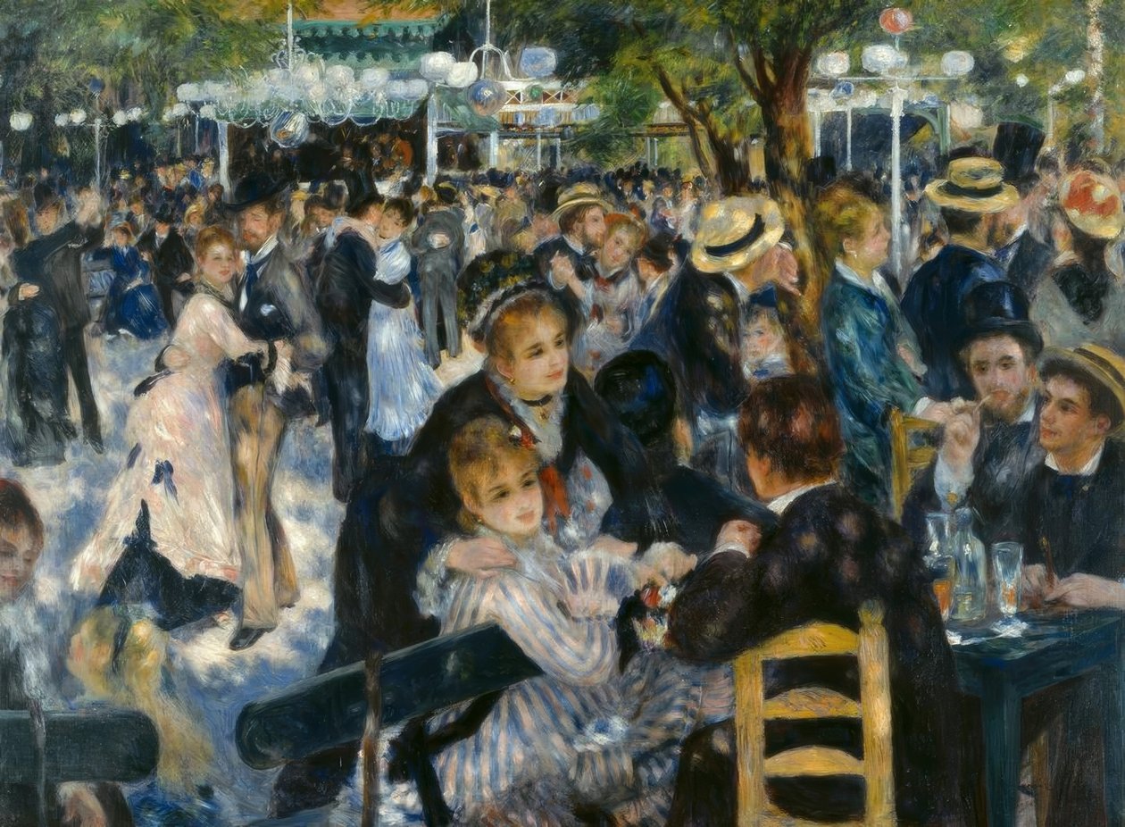Moulin de la Galette af Pierre Auguste Renoir