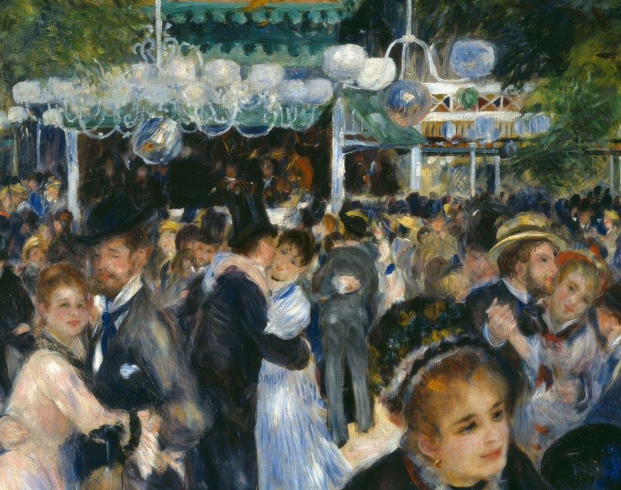 Moulin de la Galette af Pierre Auguste Renoir