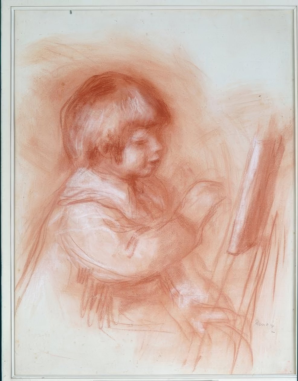 Den lille maler af Pierre Auguste Renoir