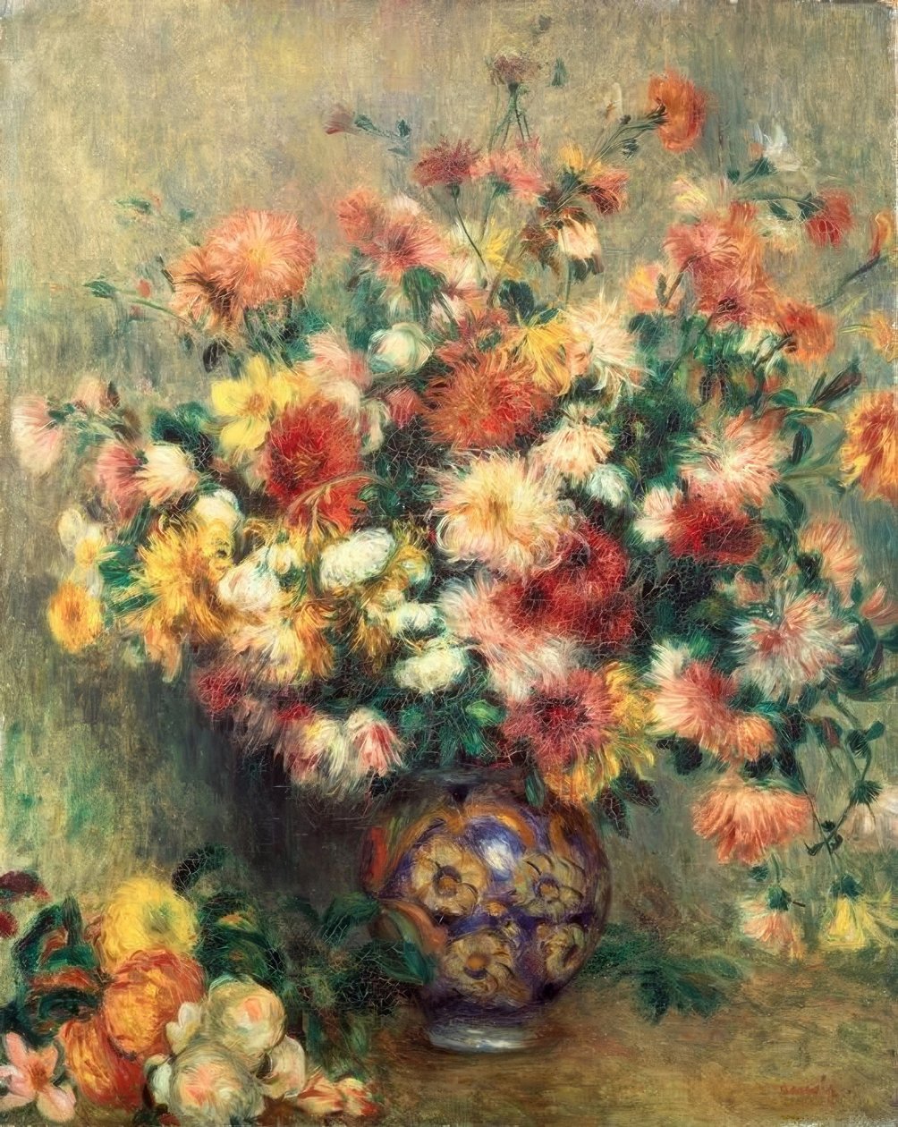 Dahliaerne af Pierre Auguste Renoir