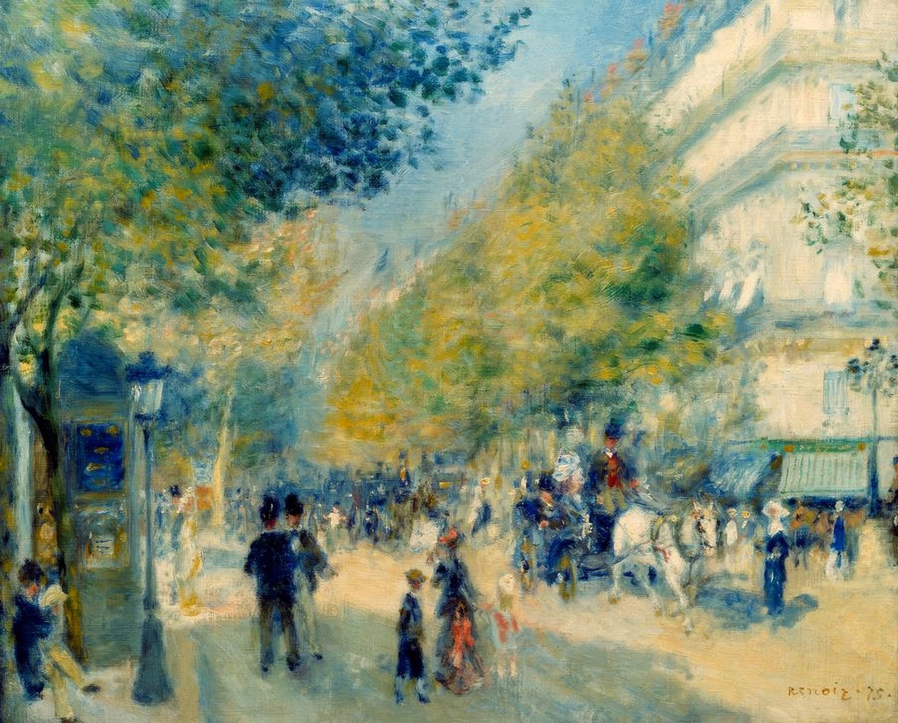 De store boulevarder af Pierre Auguste Renoir
