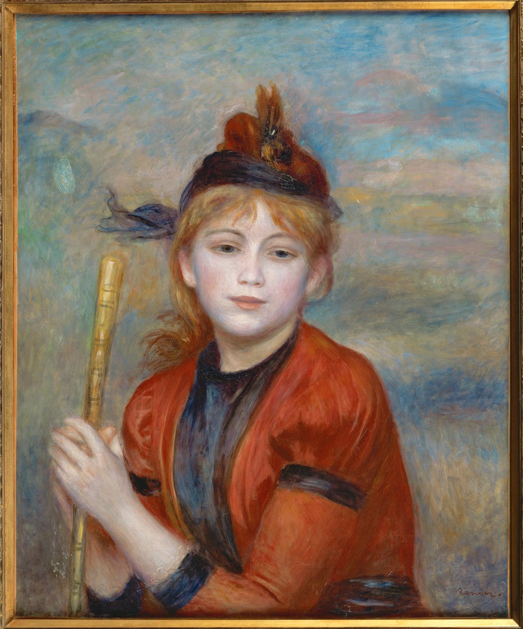 The excursionist (olie på lærred) af Pierre Auguste Renoir