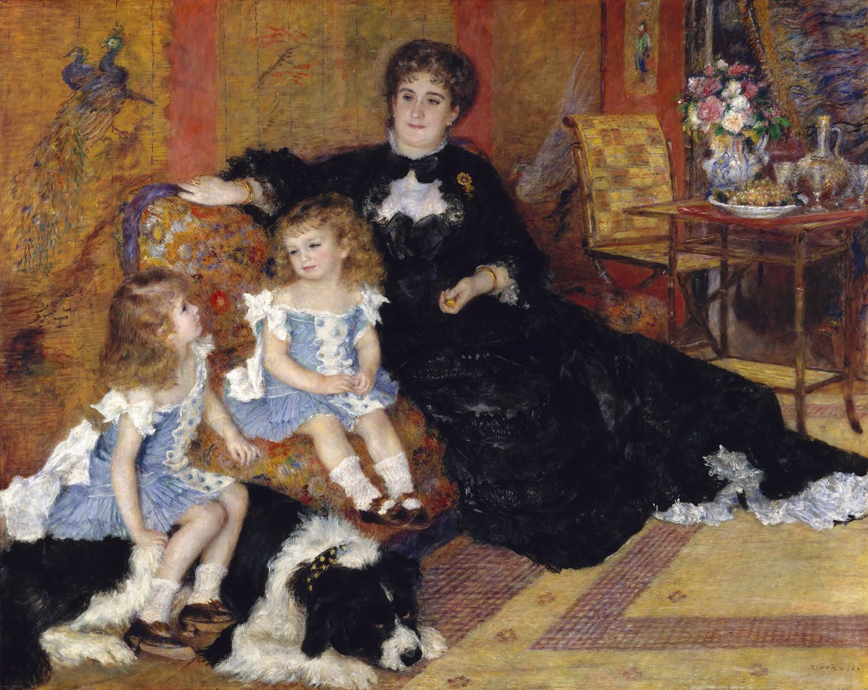 Madame Georges Charpentier Marguerite-Louise Lemonnier, 1848-1904..., 1878. af Pierre Auguste Renoir