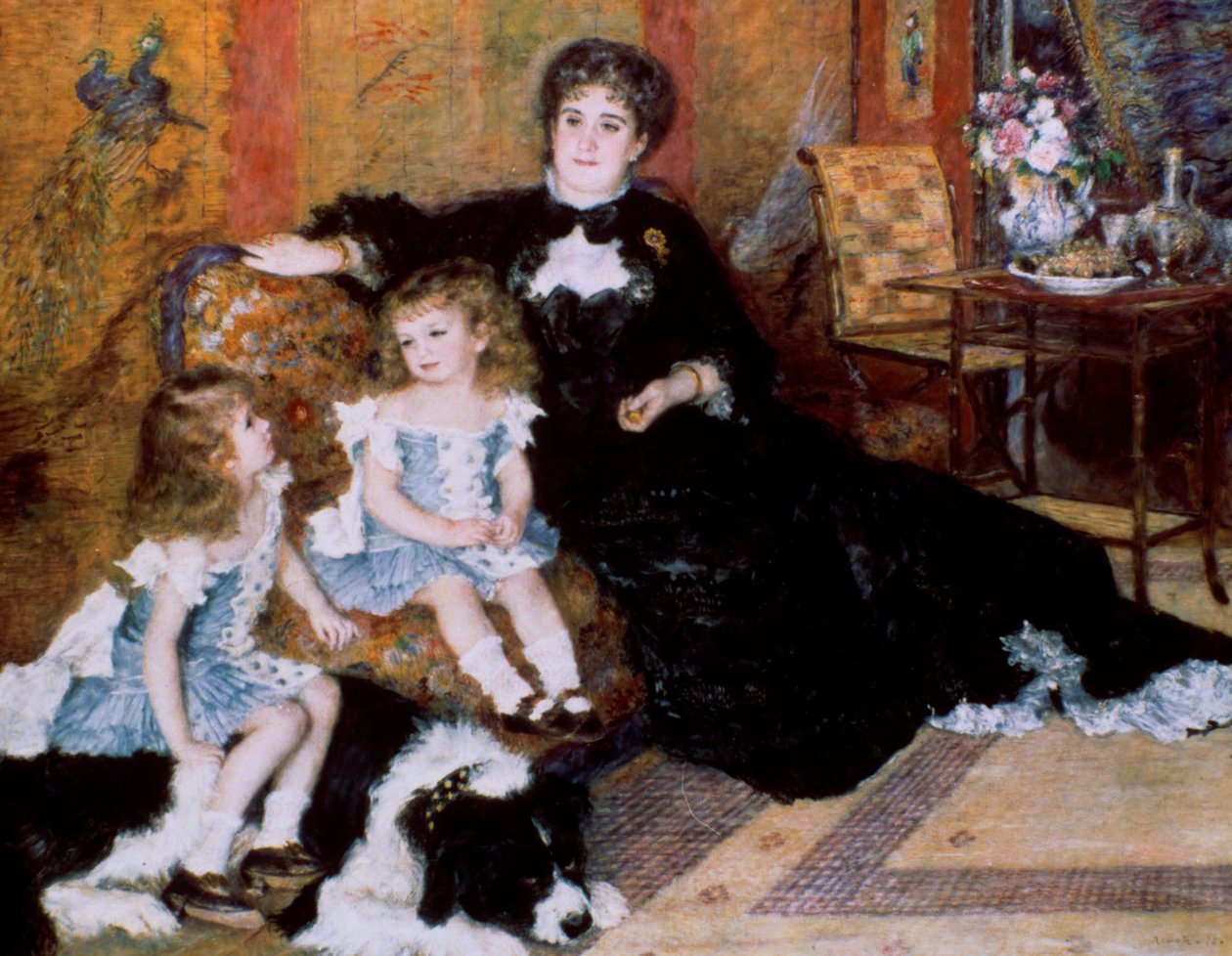 Madame Georges Charpentier og hendes børn, 1878 af Pierre Auguste Renoir