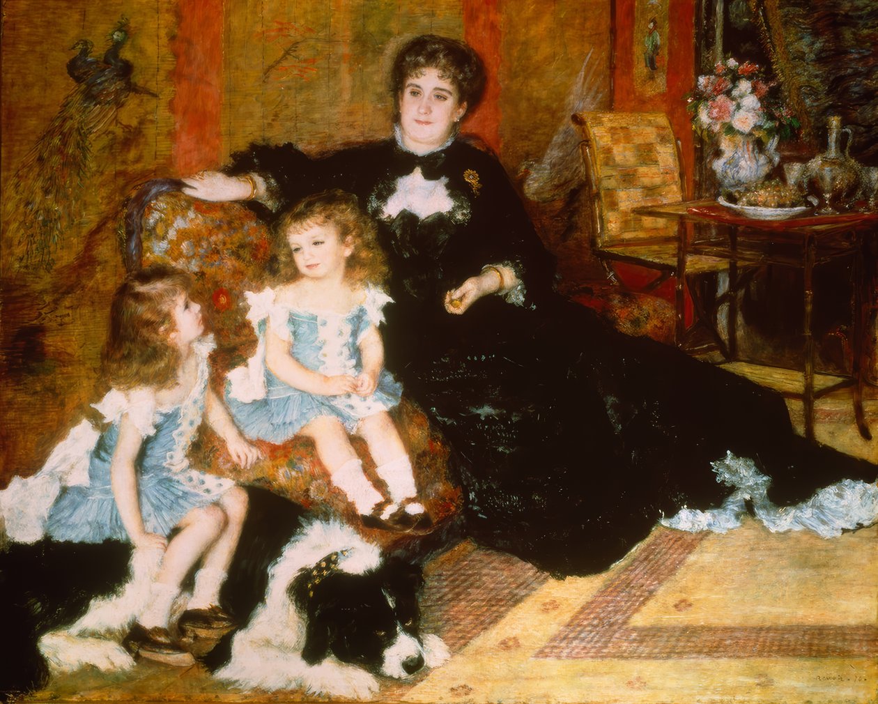 Madame Georges Charpentier og hendes børn af Pierre Auguste Renoir