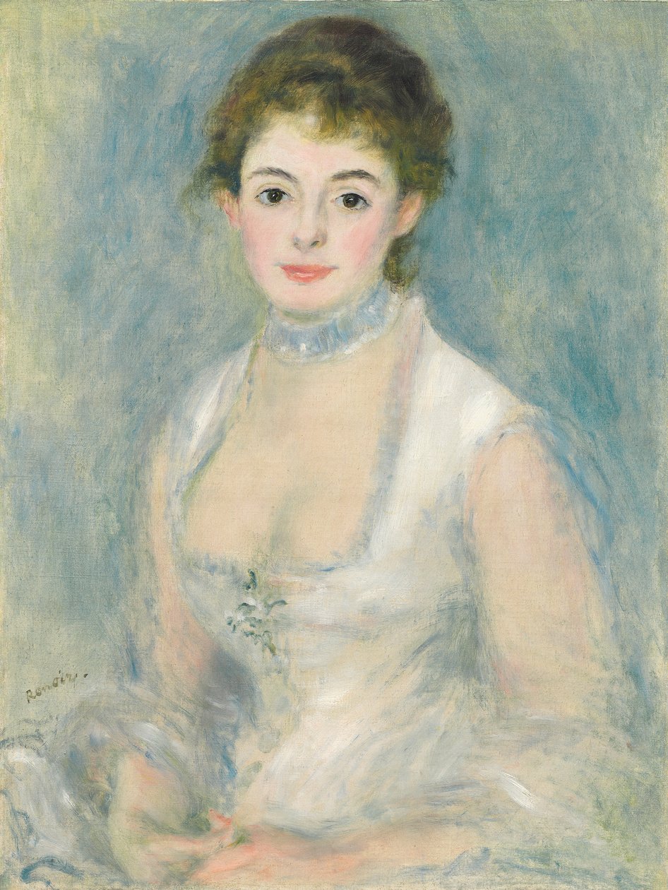 Madame Henriot, ca. 1876 af Pierre Auguste Renoir