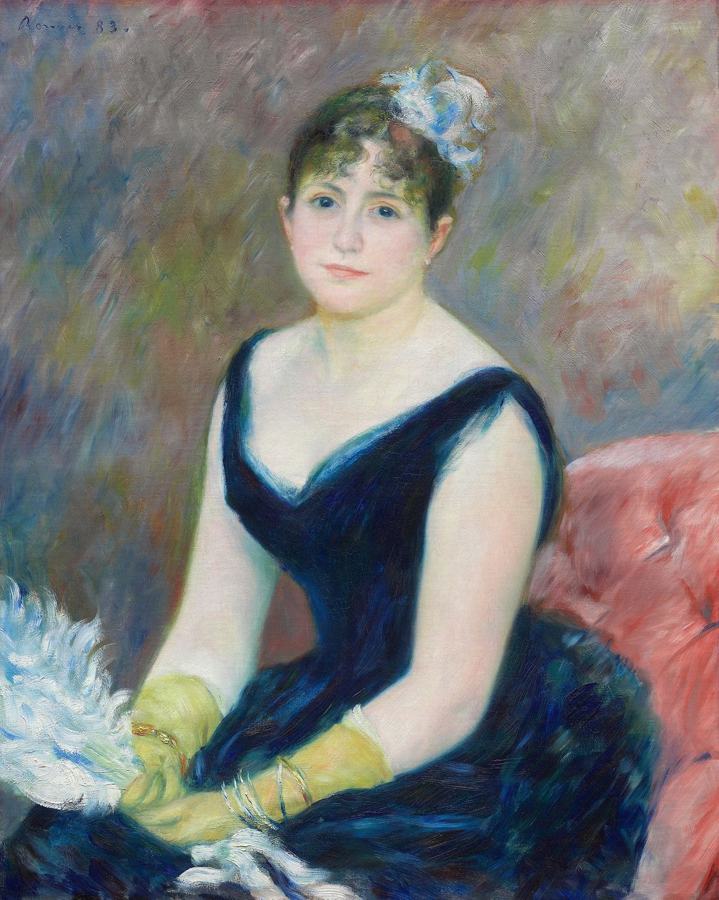 Madame Léon Clapisson, 1883 af Pierre Auguste Renoir