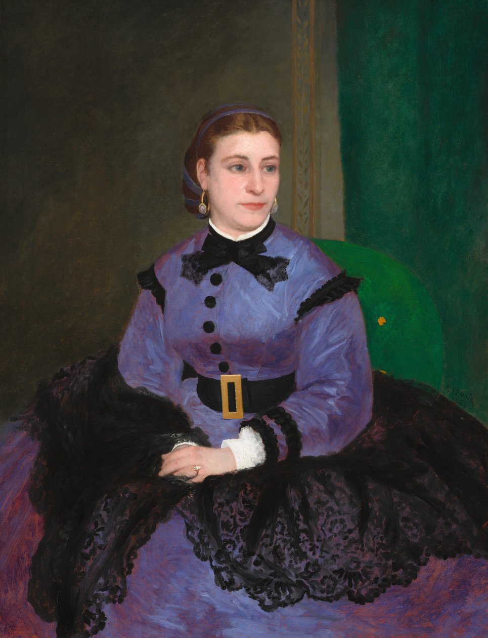 Frøken Sicot, 1865. af Pierre Auguste Renoir