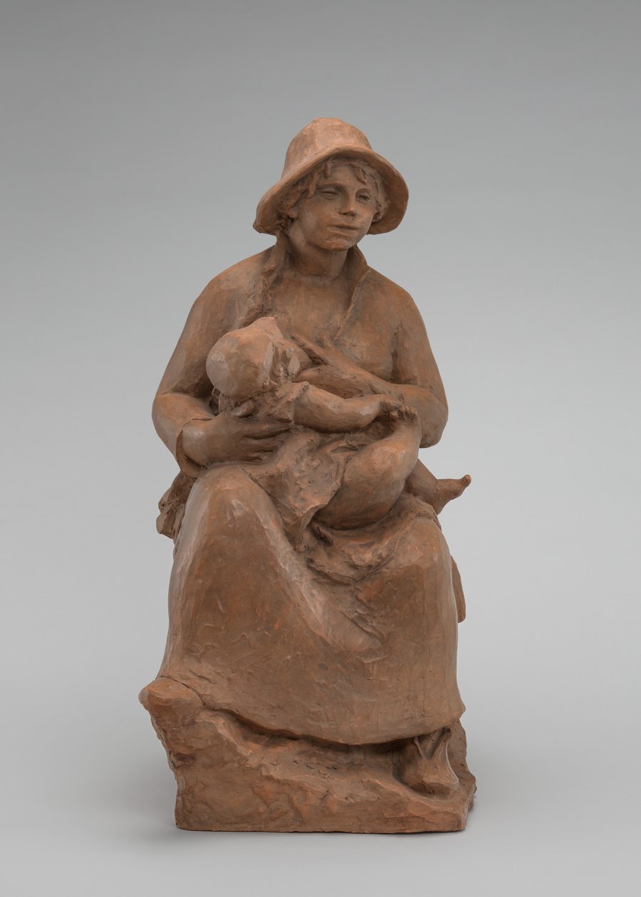 Barsel: Madame Renoir og søn, ca. 1916. af Pierre Auguste Renoir