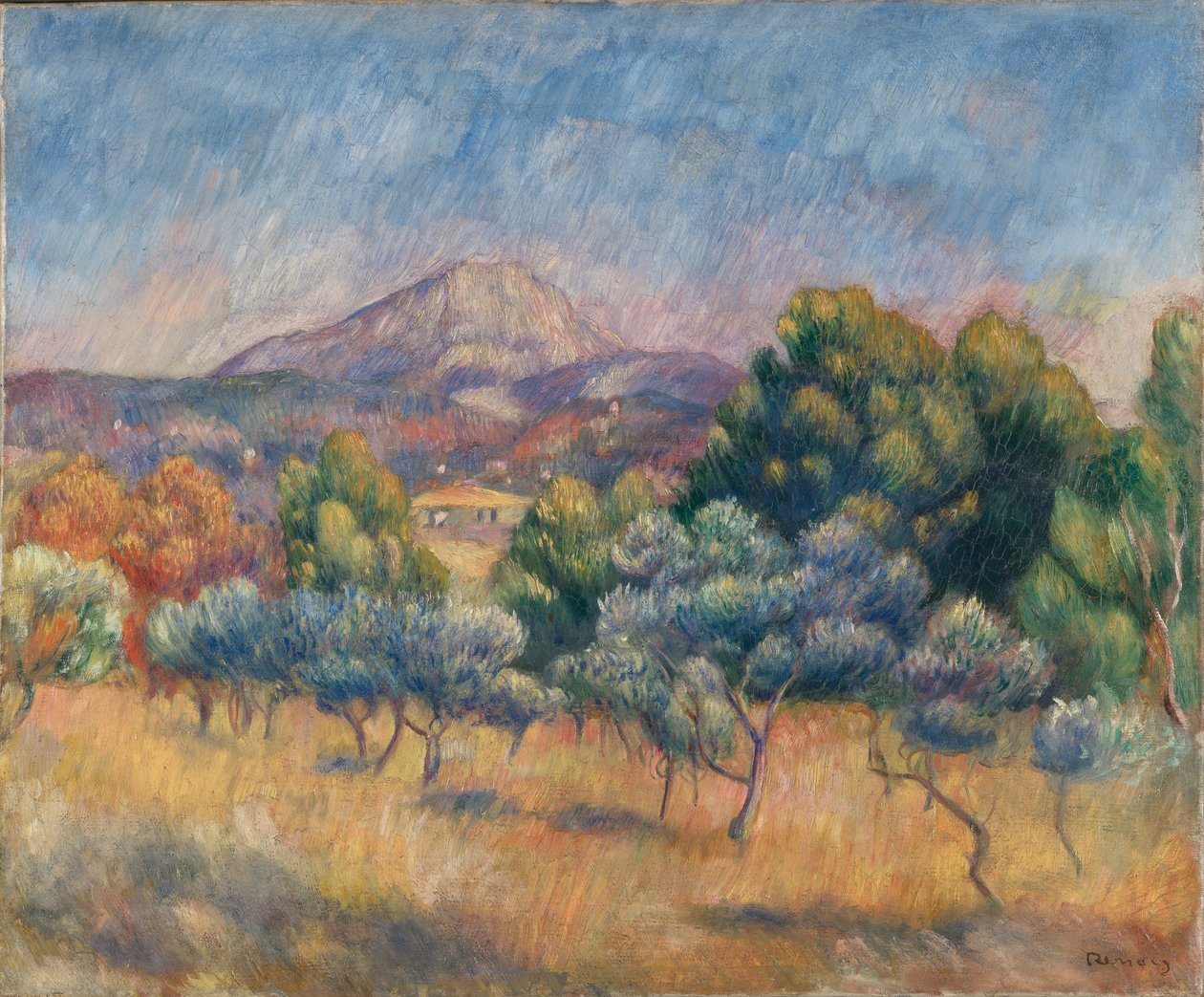 Mont Sainte-Victoire af Pierre Auguste Renoir