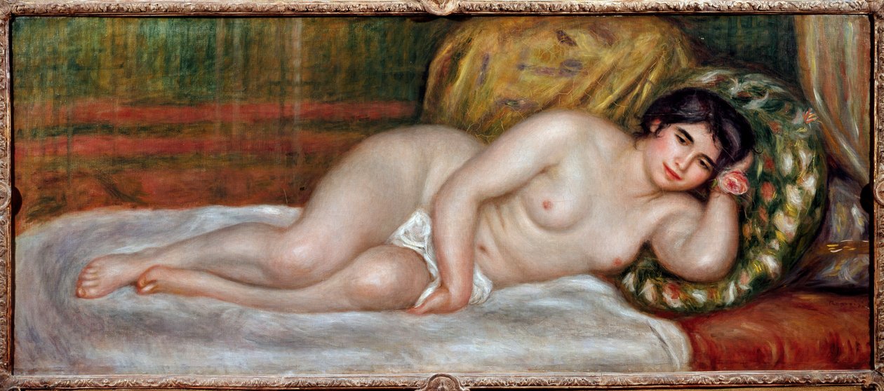 Naked Woman Couchee (Gabrielle) af Pierre Auguste Renoir