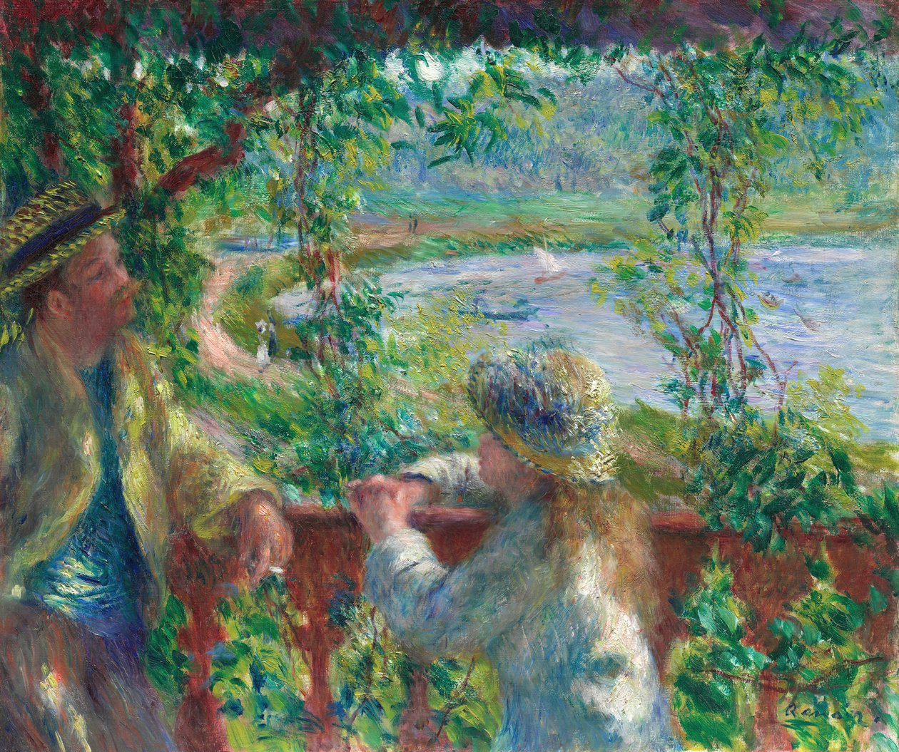 Nær søen, 187980. af Pierre Auguste Renoir