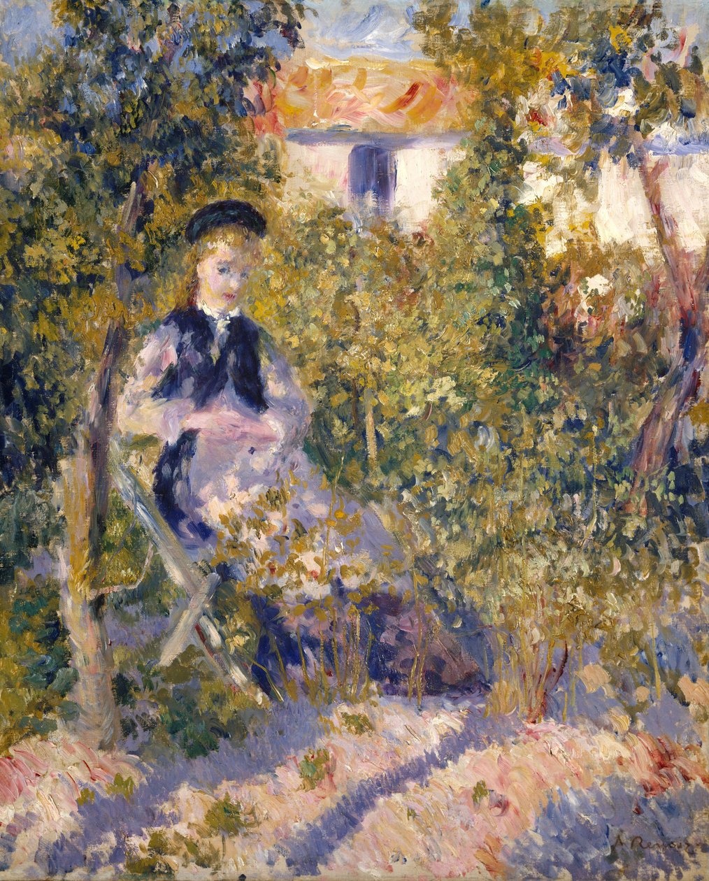 Nini i haven af Pierre Auguste Renoir