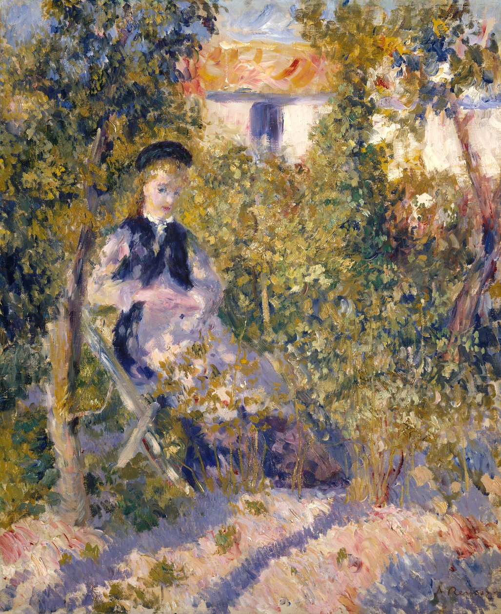Nini i haven Nini Lopez, 1876. af Pierre Auguste Renoir