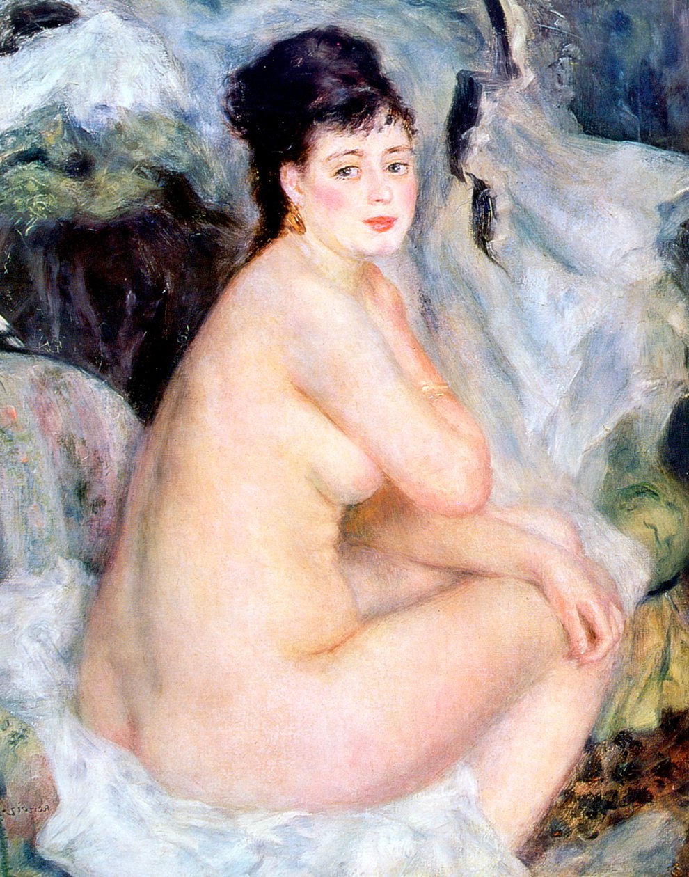Nøgen, 1876 af Pierre Auguste Renoir