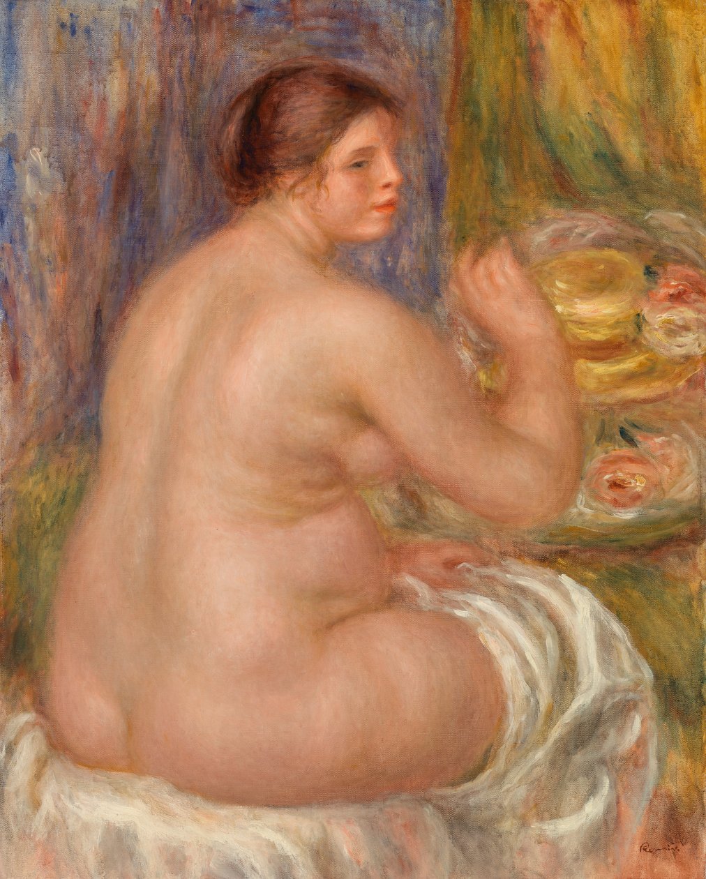 Nøgen fra ryggen (Nu de dos) af Pierre Auguste Renoir
