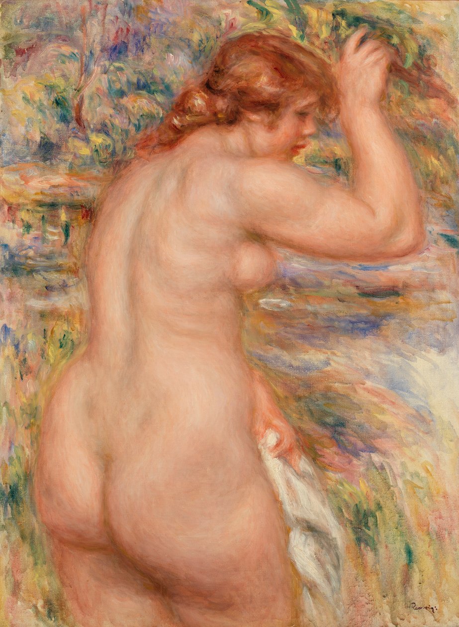 Nøgen i et landskab af Pierre Auguste Renoir