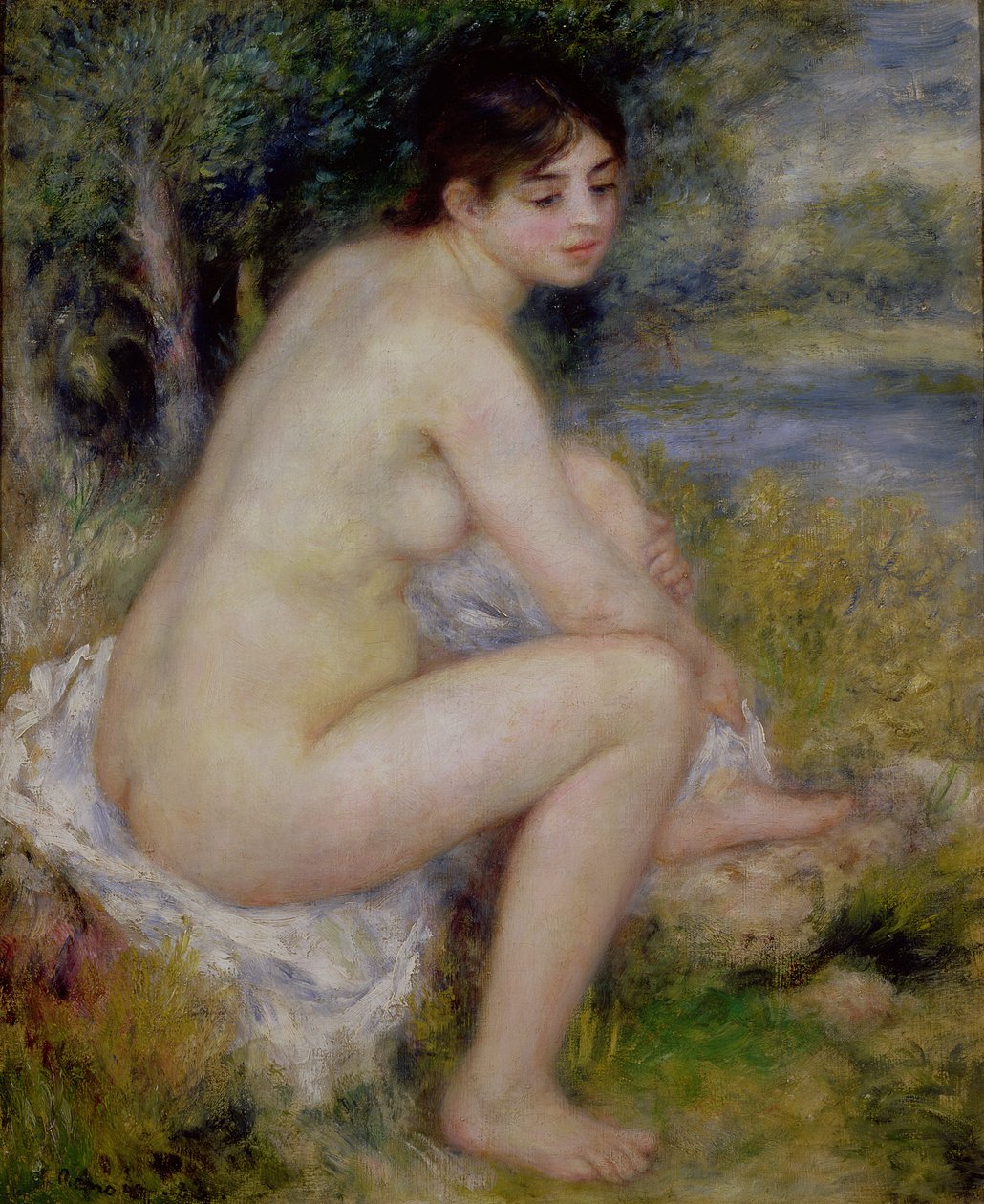 Nøgen i et landskab af Pierre Auguste Renoir