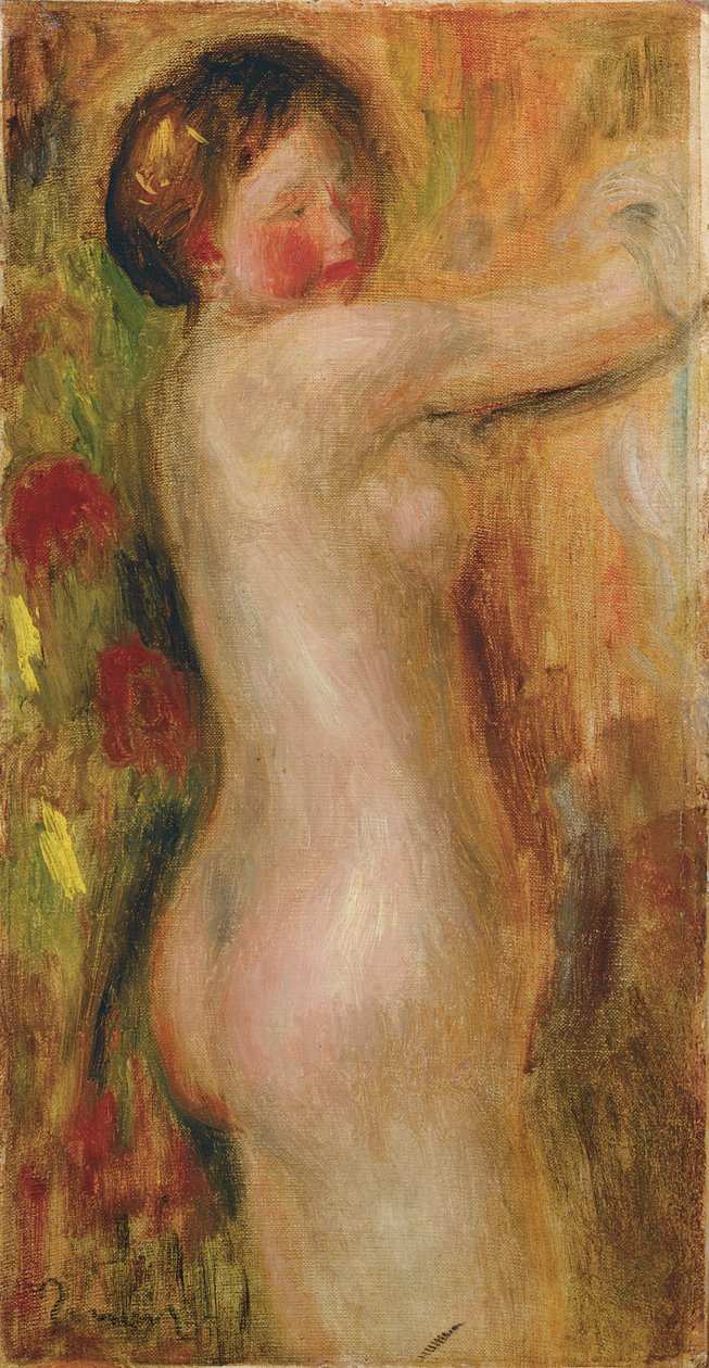 Nøgen med løftet arm af Pierre Auguste Renoir