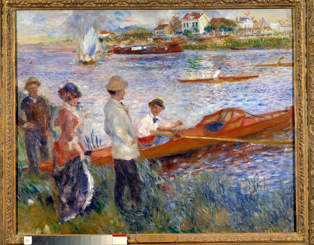 Åremænd i Chatou af Pierre Auguste Renoir