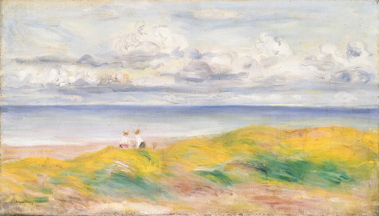 På klipperne, 1880 af Pierre Auguste Renoir