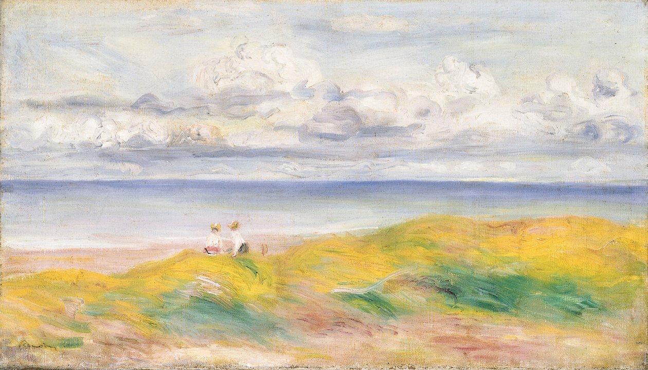 På Klipperne; På klippen, 1880 af Pierre Auguste Renoir