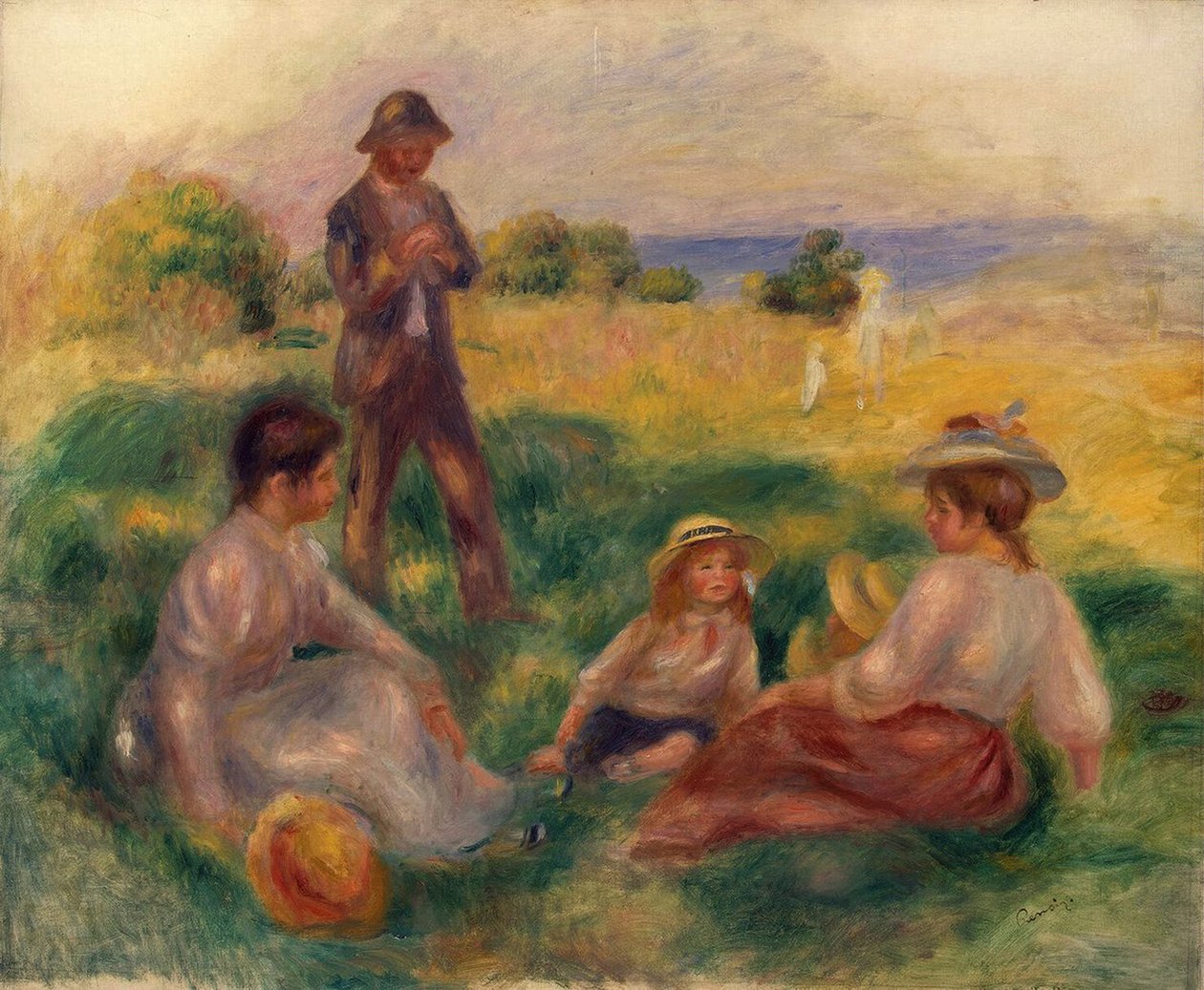 Fest på landet ved Berneval af Pierre Auguste Renoir