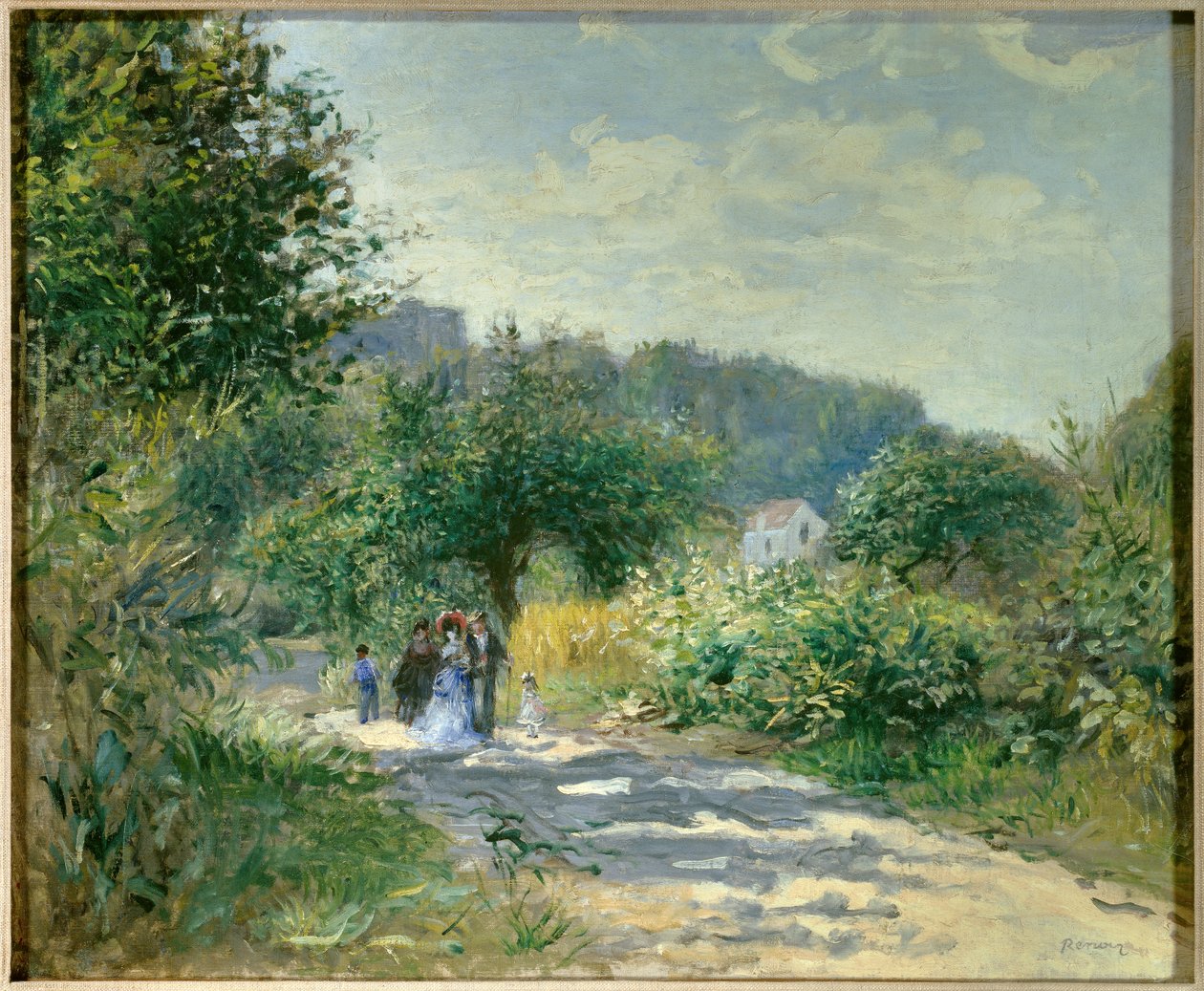 Sti til Louveciennes af Pierre Auguste Renoir