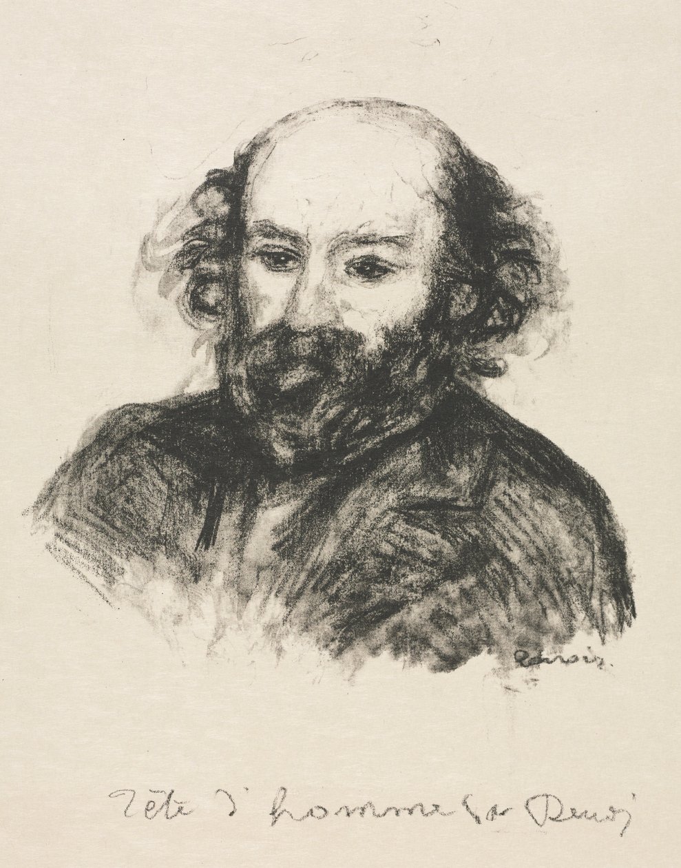 Paul Cézanne, ca. 1902. af Pierre Auguste Renoir