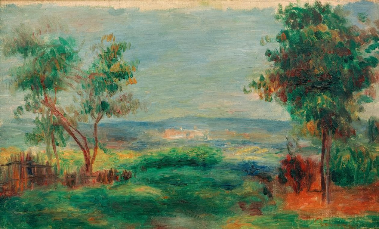 Landskabet af Pierre Auguste Renoir