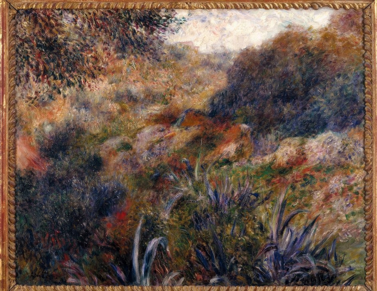 Det algeriske landskab. Ravinen med den vilde kvinde af Pierre Auguste Renoir
