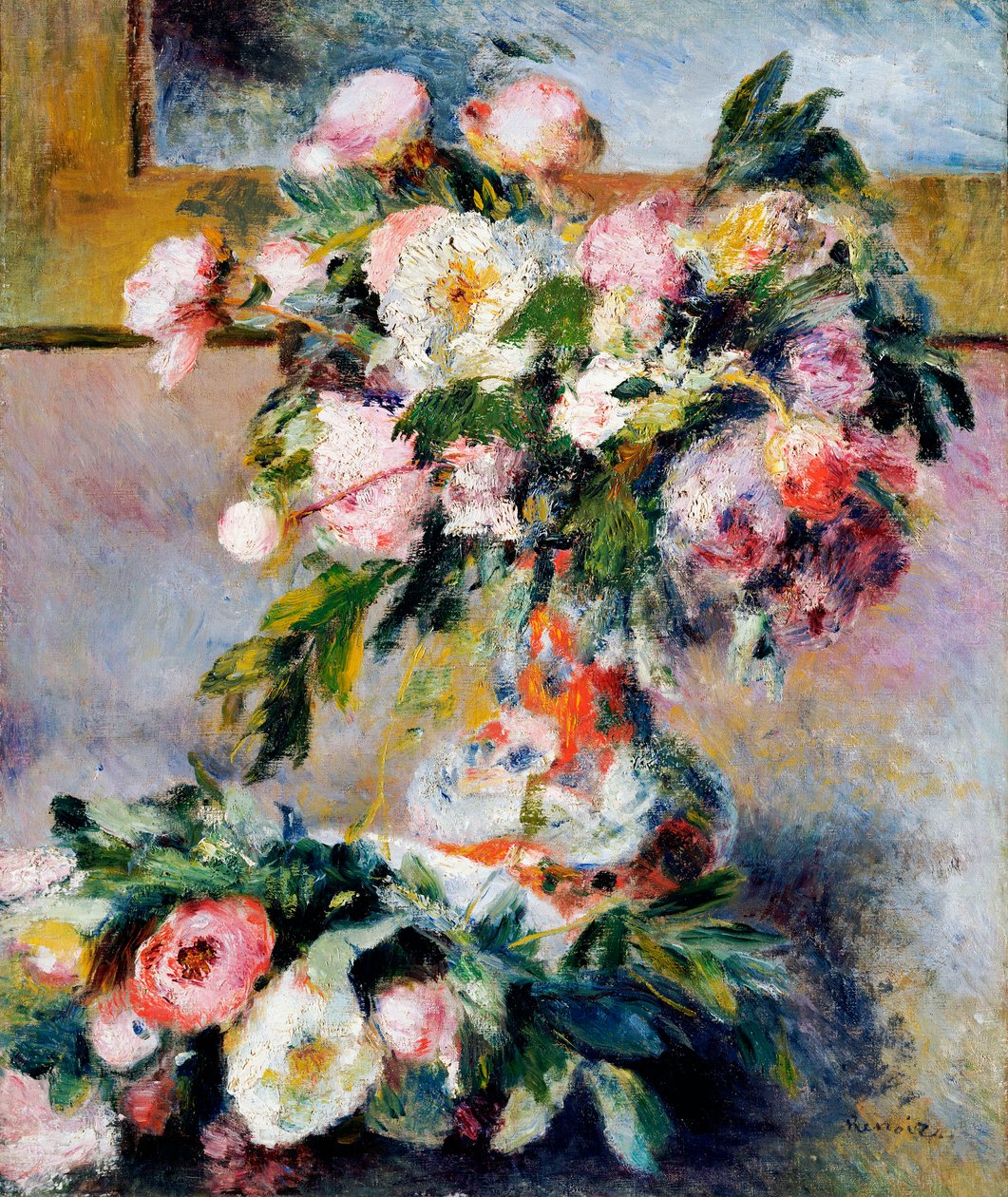 Pæoner, 1878 af Pierre Auguste Renoir