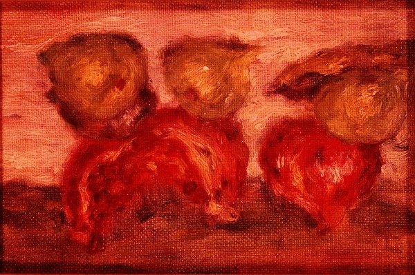 Granatæbler og vandmelon af Pierre Auguste Renoir