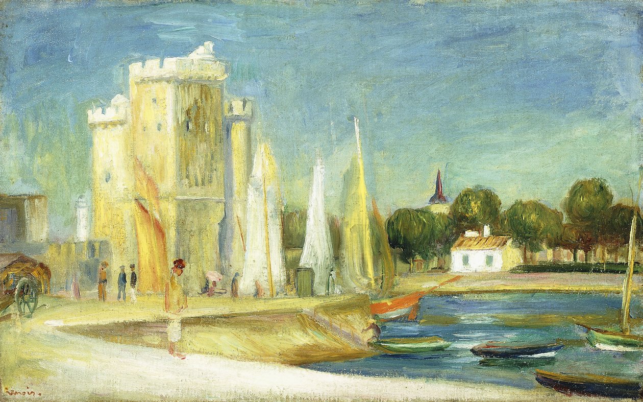 Havn i La Rochelle, 1896 af Pierre Auguste Renoir